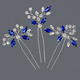 u-Shaped Marquise Rhinestone Hairpin Set For Women