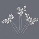 u-Shaped Marquise Rhinestone Hairpin Set For Women