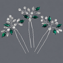 u-Shaped Marquise Rhinestone Hairpin Set For Women