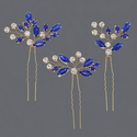 u-Shaped Marquise Rhinestone Hairpin Set For Women