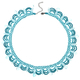 colorful Rice Bead Woven Necklace With Multi-Layer Lace Choker