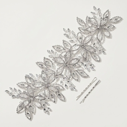 Silver Light Luxury Party Headband Hs-J7340s