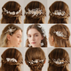 handmade Light Luxury Bridal Hair Comb Soft Clay Flower