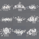 handmade Light Luxury Bridal Hair Comb Soft Clay Flower