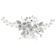 handmade Light Luxury Bridal Hair Comb Soft Clay Flower