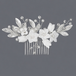 Light Luxury Flower Versatile Hair Comb Hs-J7358s