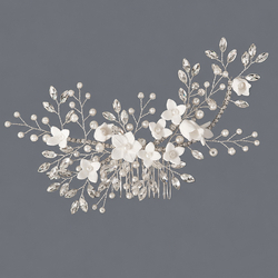 Silver Bridesmaid Versatile Hair Comb Hs-J7449s
