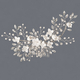 handmade Light Luxury Bridal Hair Comb Soft Clay Flower