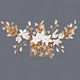 handmade Light Luxury Bridal Hair Comb Soft Clay Flower