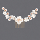 handmade Light Luxury Bridal Hair Comb Soft Clay Flower
