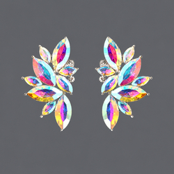 Ab Color Statement Earrings Ers-J3757a