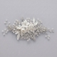 sweet and versatile bridal hair comb handmade Seed Bead Ceramic Flower Hair Comb Bridal Wedding Updo Headpiece