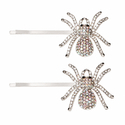 personalized Spider Hair Clip HS-J6431 rhinestone Spider Side Clip Gothic Halloween Hair Accessory