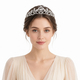 minimalist Rhinestone Crown Hair Accessory
