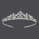 minimalist Rhinestone Crown Hair Accessory