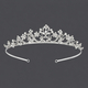 minimalist Rhinestone Crown Hair Accessory