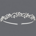 minimalist Rhinestone Crown Hair Accessory