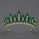 vintage Light Luxury Rhinestone Alloy Crown Tiara