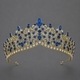 vintage Light Luxury Rhinestone Alloy Crown Tiara