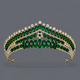 vintage Light Luxury Rhinestone Alloy Crown Tiara