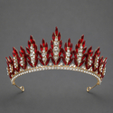 vintage Light Luxury Rhinestone Alloy Crown Tiara