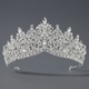 vintage Light Luxury Rhinestone Alloy Crown Tiara