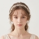 light Luxury Rhinestone Pearl Bridal Headband