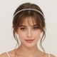 light luxury minimalist silver headband TS-J2245 light Luxury Minimalist Rhinestone Headband For Women