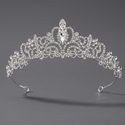 rhinestone Alloy Crown Tiara For Women Wedding Evening Dress