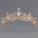 rhinestone Alloy Crown Tiara For Women Wedding Evening Dress
