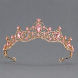 Pink Light Luxury Sweet Crown Ts-J3344gpink