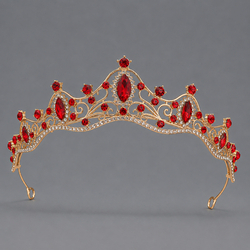 Red Light Luxury Elegant Crown Ts-J3344gred
