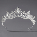 rhinestone Alloy Crown Tiara For Women Wedding Evening Dress