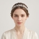 versatile Pearl Headband HS-J7006S multi-Layer Pearl Organza Ribbon Hairband