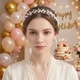 versatile Pearl Headband HS-J7006S multi-Layer Pearl Organza Ribbon Hairband