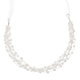 versatile Pearl Headband HS-J7006S multi-Layer Pearl Organza Ribbon Hairband