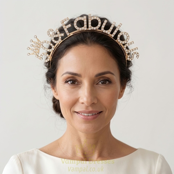 rhinestone Letter Party Headband Multi-Style