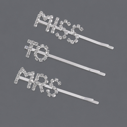 Letter Daily Versatile Hair Clip Hs-J6275 (2-Pack)