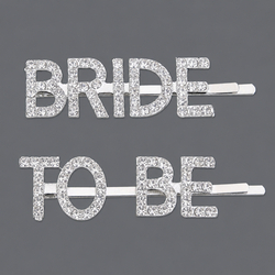 Silver Minimalist Letter Hair Clip Hs-J6979s (2-Pack)
