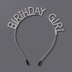 Silver Birthday Party Headband Ts-J3029s