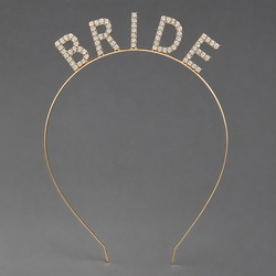 Gold Minimalist Bride Headband Ts-J3271g