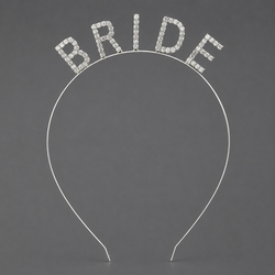 Silver Minimalist Bride Headband Ts-J3271s