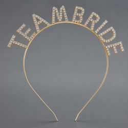 Gold Teambride Headband Ts-J3272g