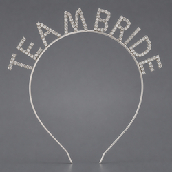 Silver Teambride Headband Ts-J3272s