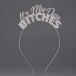 Silver English Letter Headband Ts-J3303s