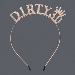 Rose Gold 30Th Birthday Headband Ts-J3371rg