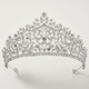 baroque Rhinestone Bridal Tiara Vintage Crown