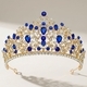 baroque Rhinestone Bridal Tiara Vintage Crown