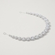 silver rhinestone headband rhinestone Round Headband Soft Chain Hair Accessory
