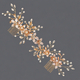 forest-style floral hair comb headband HS-J7218G handmade Rose Gold Flower And Leaf Hair Comb Headband